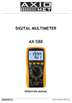 DIGITAL MULTIMETER AX-588