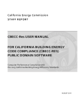 CBECC-Res USER MANUAL FOR CALIFORNIA BUILDING