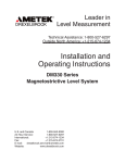 AMD.IM.DM330 Level XMTR Instruction