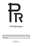 PR-5000 Beam - PR Lighting