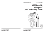 AP85 Portable Waterproof pH/Conductivity Meter