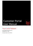 Customer Portal End User Manual (AUS)