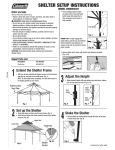 2000004407 - Shelter Setup Instructions