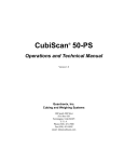 CubiScan 50PS Online User Manual
