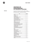 2711-6.3, PROFIBUS DP Communications for PV Terminals User