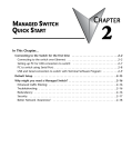 Chapter 2 - Mangd Switch Quick Start