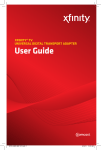 XFINITY® TV UNIVERSAL DIGITAL TRANSPORT ADAPTER User Guide