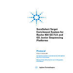 SureSelect Target Enrichment for Roche 454 GS FLX and GS Junior