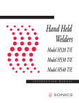 Hand Held Welders - Sonics & Materials, Inc.