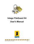 Intego FileGuard X4 User`s Manual