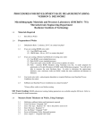 PROCEDURES FOR DEVELOPMENT RATE