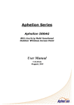 Aphelion Series User Manual