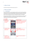 1. Software Version 2. iPhone User Manual