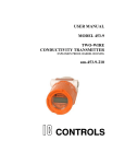 USER MANUAL MODEL 453-9 TWO-WIRE