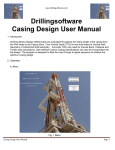 Drillingsoftware Casing Design User Manual