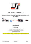 IISI FTX2 and FRX2 - The easy to use RC models telemetric battery