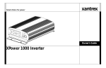 XPower-1000 Inverter-Owners-Guide