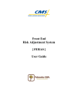 Front End Risk Adjustment System [ FERAS ] User