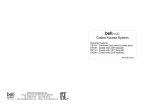 BellCode CS109, CK109, 110, 120 user manual