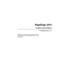 RightEdge 2010 User Manual