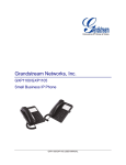 GXP1100/1105 User Manual