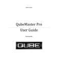 QubeMaster Pro 2.5 Quick Start Guide