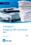 3-Heights™ Image to PDF Converter API, User Manual