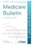Medicare Bulletin - July 2014 Edition