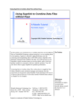 Using Suprlink to Combine Data Files without Keys