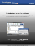 User Manual  - Online Backup