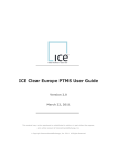 ICE Clear Europe PTMS User Guide