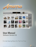The Amarra Preferences Window