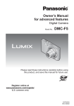 Panasonic F5 User Manual