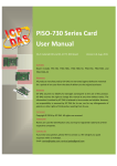 PISO-730 Series Card User Manual