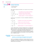 SECTION 2-6 Inverse Functions