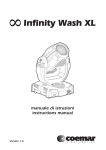 Infinity Wash XL - User Manual early model (red display)