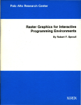 Raster Graphics for Interactive Programming