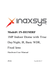 IN-DI1MIRF 1MP Indoor Dome with True Day/Night, IR