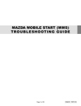mazda mobile start (mms) troubleshooting guide