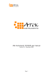 Atik Instruments 16/16HR user manual