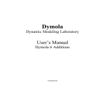 Dymola 6, Additions.