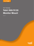 Tobii X60/X120 Monitor Mount
