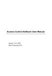 Access Control Software User Manual