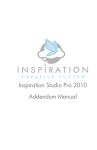 Inspiration Studio Pro 2010 Addendum Manual