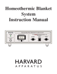 Homeothermic Blanket System User`s Manual