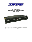 AEP-3000R Series Rackmount Pure Sine Wave Inverter User Manual