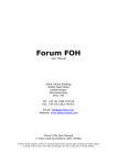 FOH User Manual