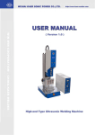 1. General Information - ultrasonic plastic welding machine