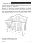 Ashbury 4 in 1 Crib (8201) - Assembly and Operation Manual