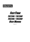 FastTrak TX Series User Manual